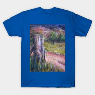 Fence Post in Flinders Ranges T-Shirt